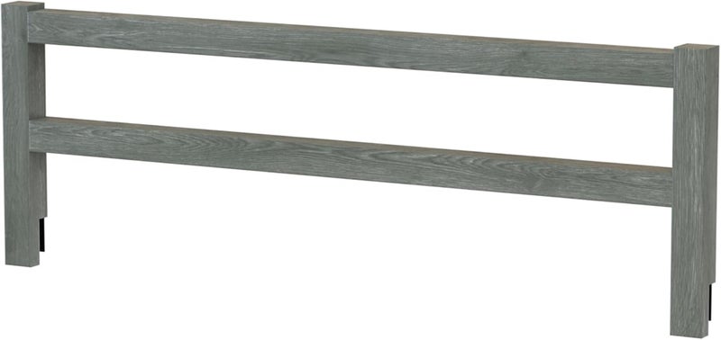 CC KITS Safety Guard Rail for Baby, Kids, and Children - Solid Wood Safety Bed Rail for Toddlers - Easy Installation - Premium Protection for Bunk, Twin, Full, Queen and King Size Beds - (Brushed Grey) - Image 1